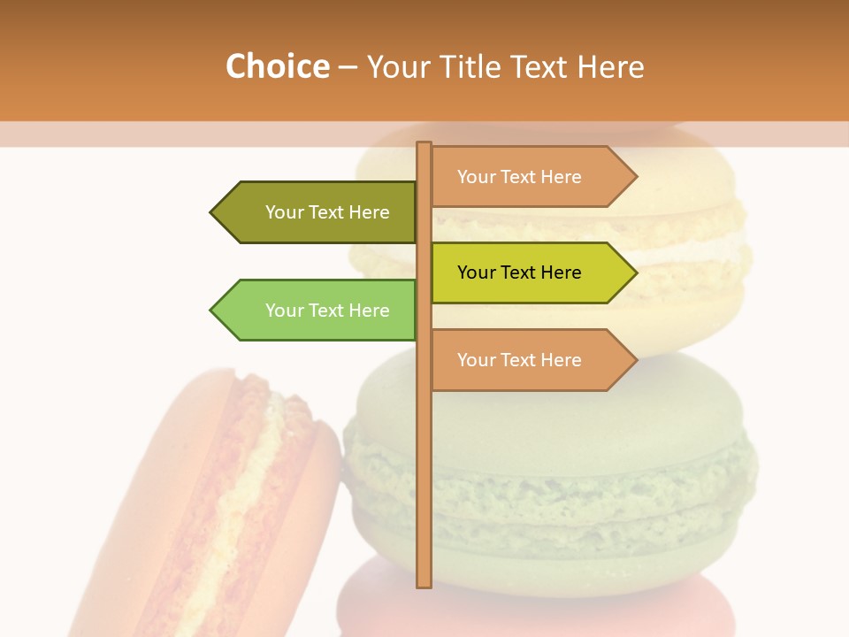Macaron Snack Pistachio PowerPoint Template