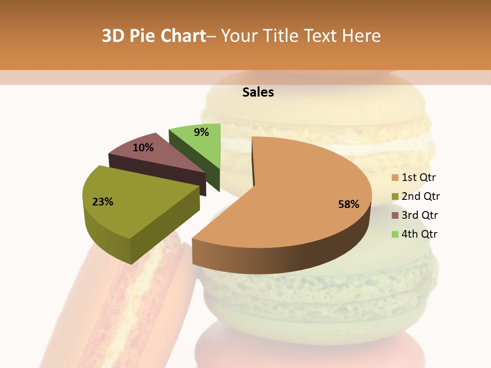 Macaron Snack Pistachio PowerPoint Template