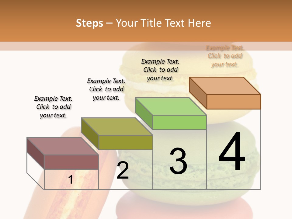 Macaron Snack Pistachio PowerPoint Template