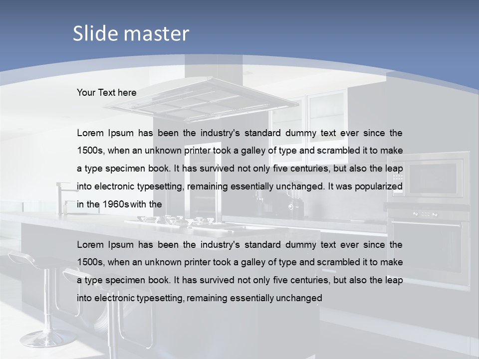 Domestic Lifestyle Contemporary PowerPoint Template