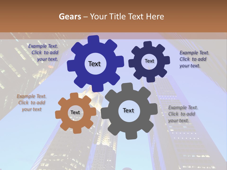 Scene High Sky PowerPoint Template