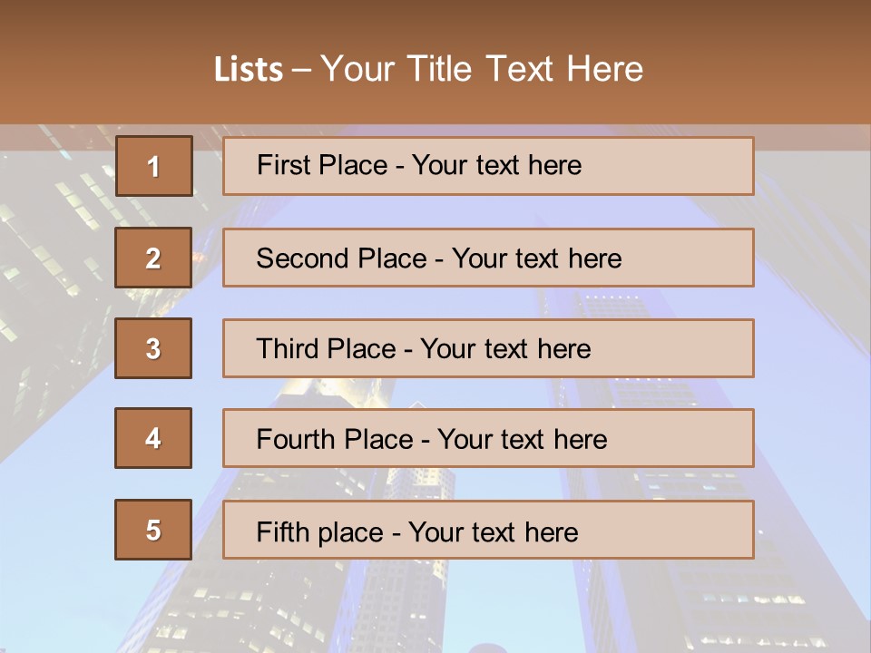 Scene High Sky PowerPoint Template