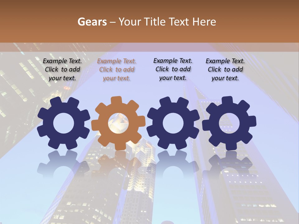 Scene High Sky PowerPoint Template