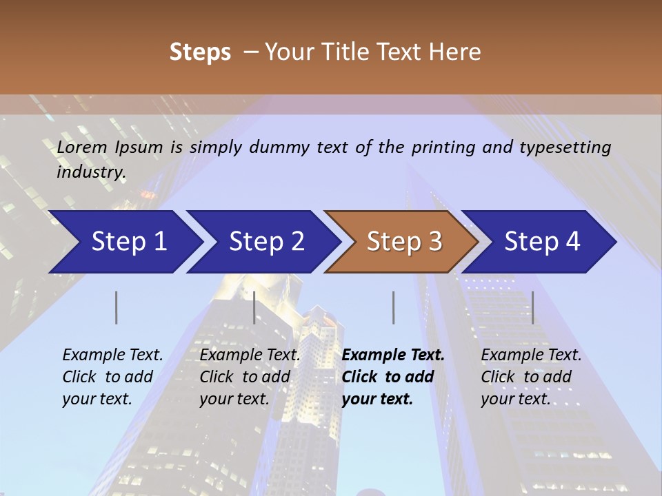 Scene High Sky PowerPoint Template
