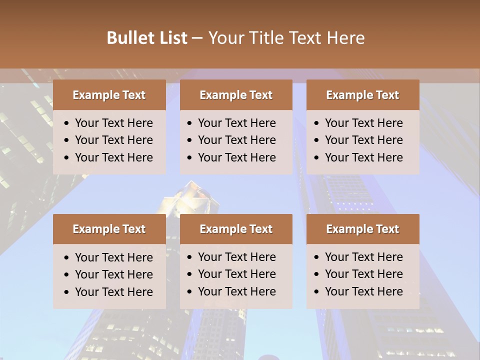 Scene High Sky PowerPoint Template