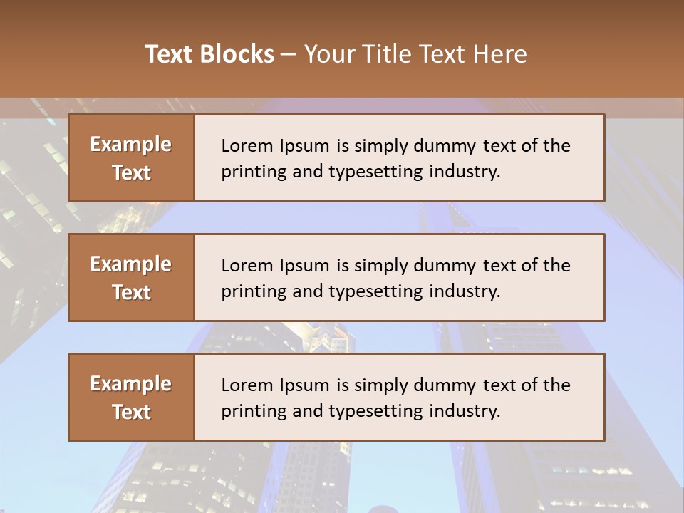Scene High Sky PowerPoint Template