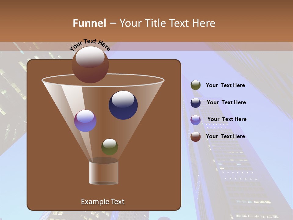 Scene High Sky PowerPoint Template