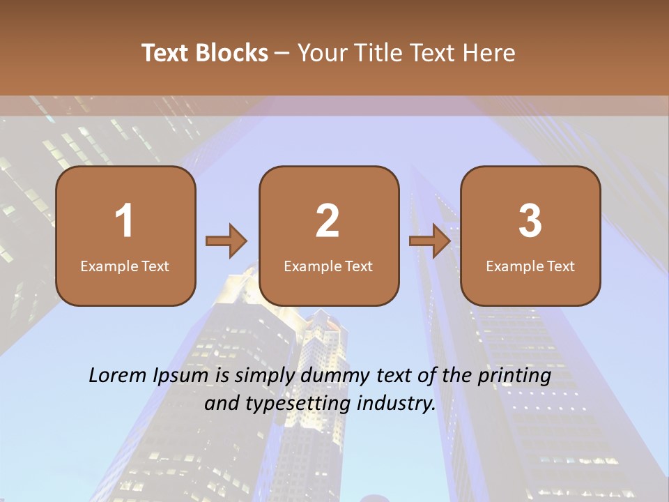 Scene High Sky PowerPoint Template