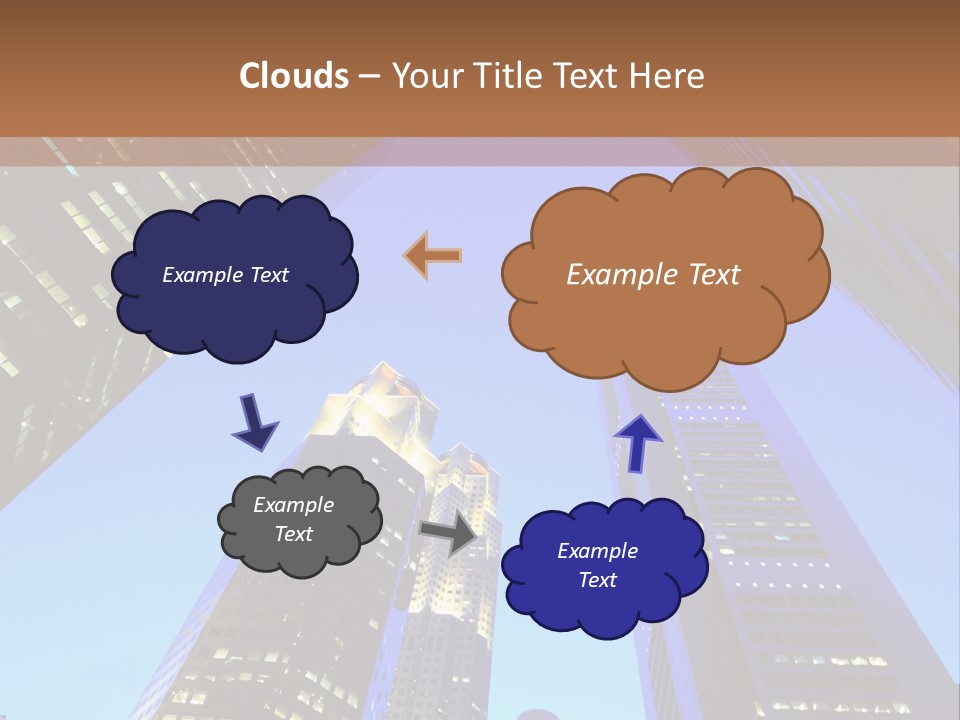 Scene High Sky PowerPoint Template