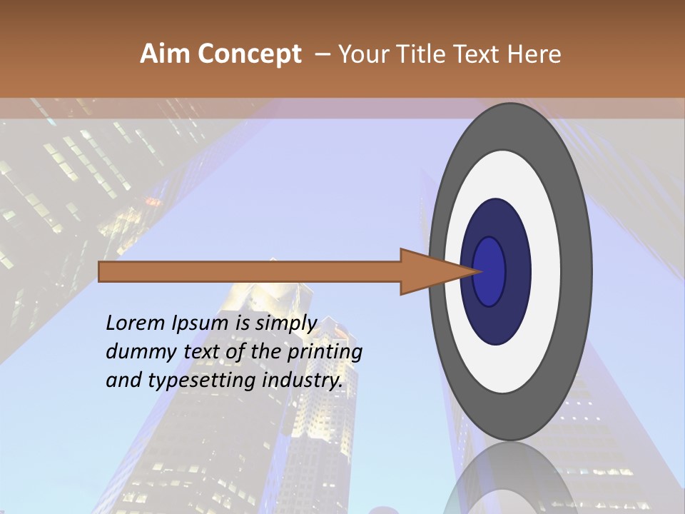 Scene High Sky PowerPoint Template