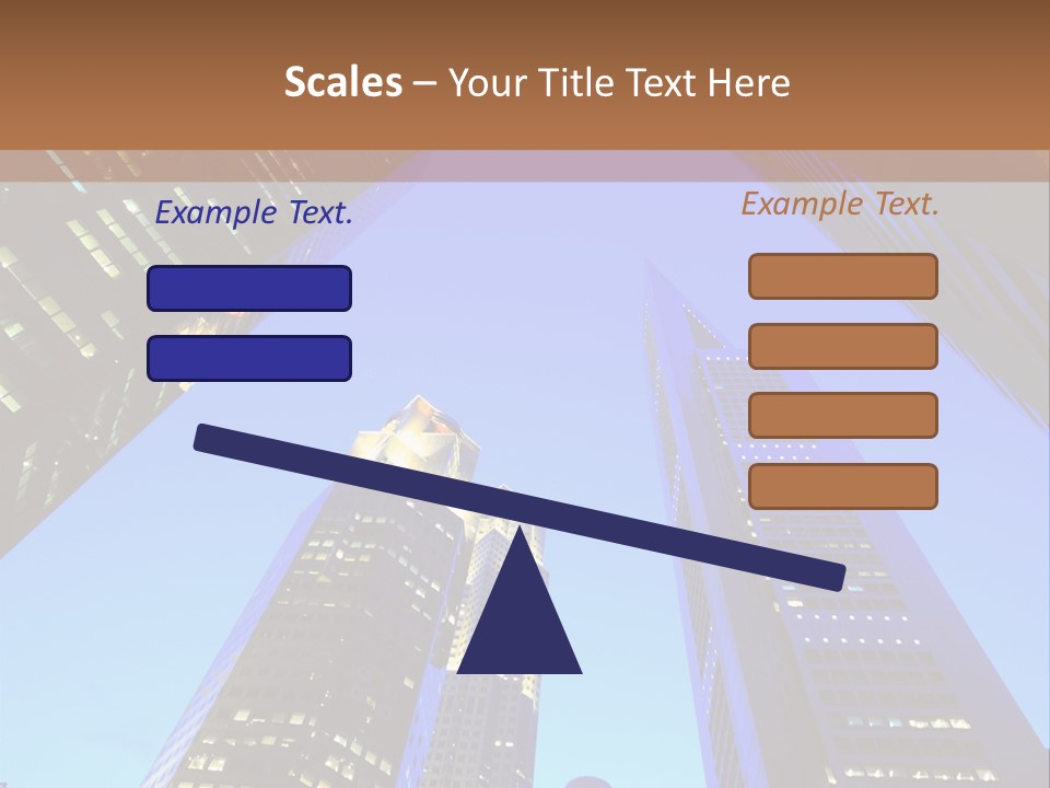 Scene High Sky PowerPoint Template