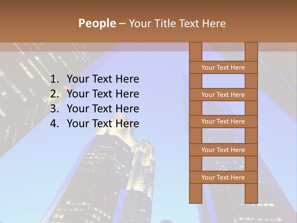 Scene High Sky PowerPoint Template