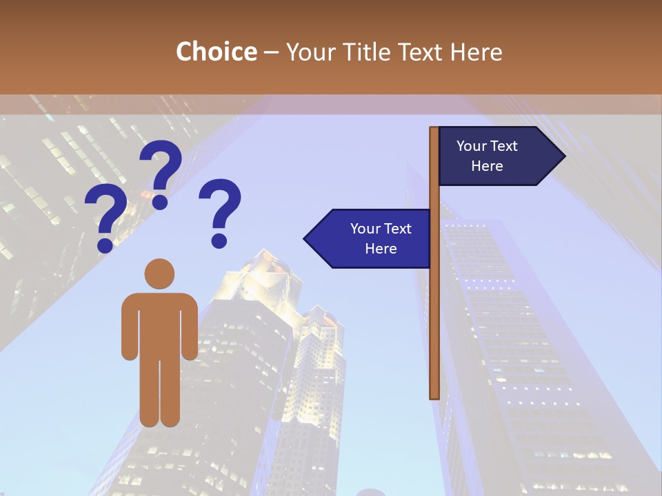 Scene High Sky PowerPoint Template