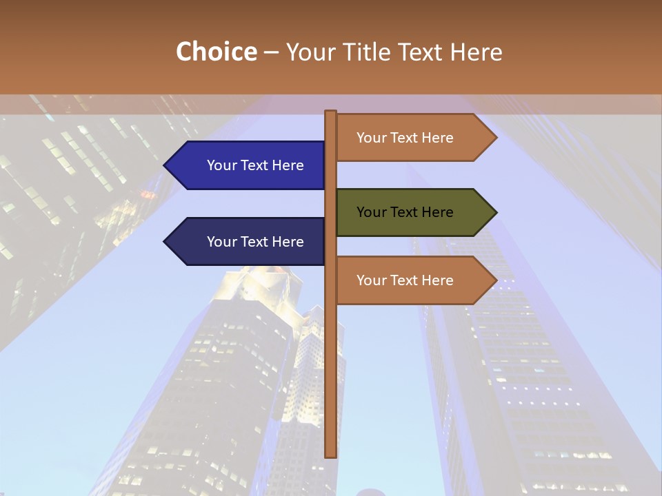 Scene High Sky PowerPoint Template