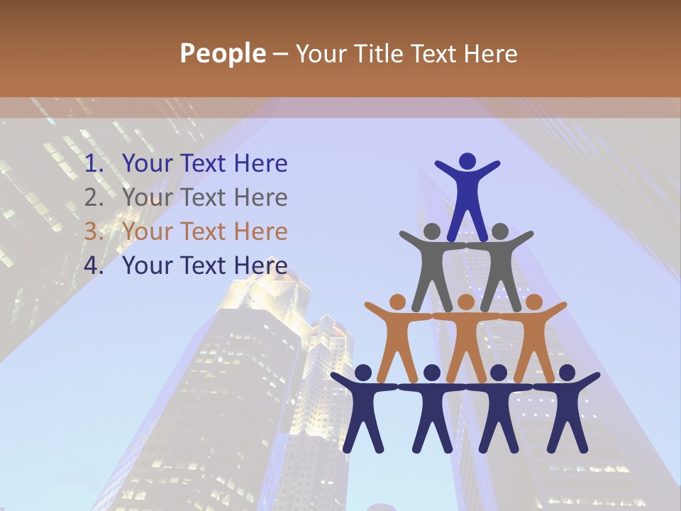 Scene High Sky PowerPoint Template