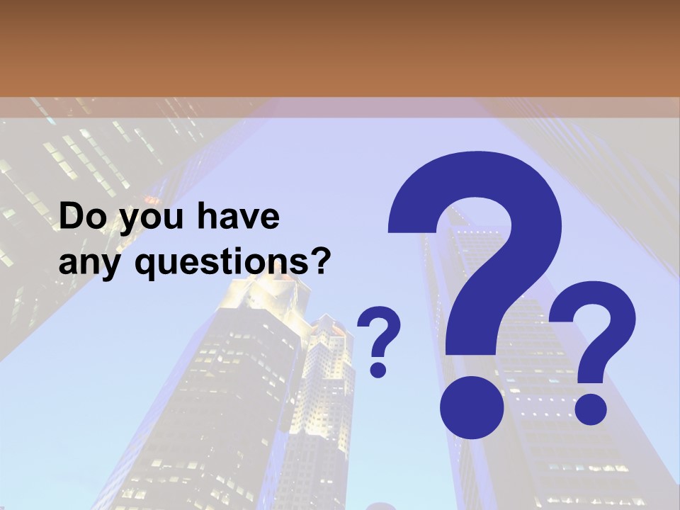 Scene High Sky PowerPoint Template