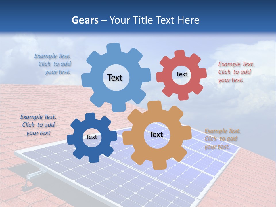 Green Generation Clouds PowerPoint Template