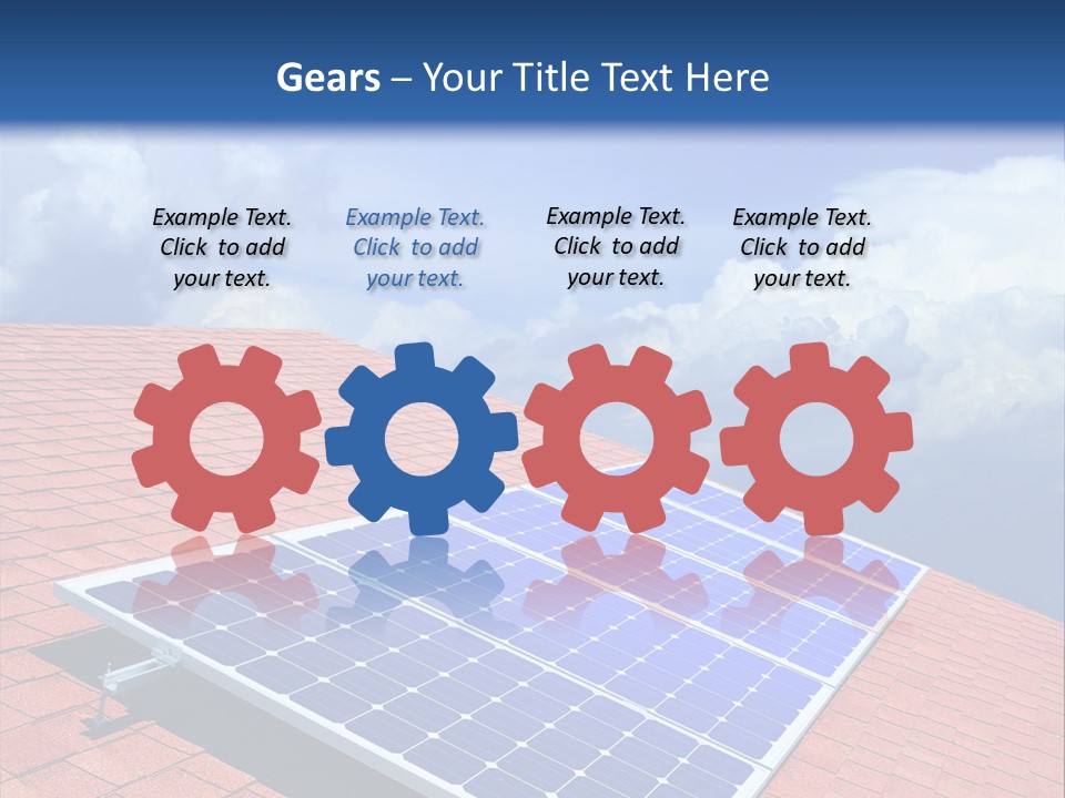 Green Generation Clouds PowerPoint Template