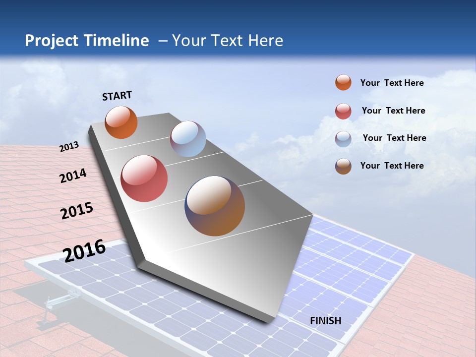 Green Generation Clouds PowerPoint Template