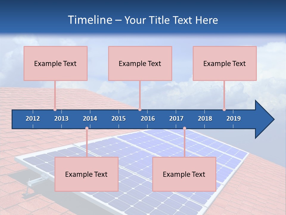 Green Generation Clouds PowerPoint Template
