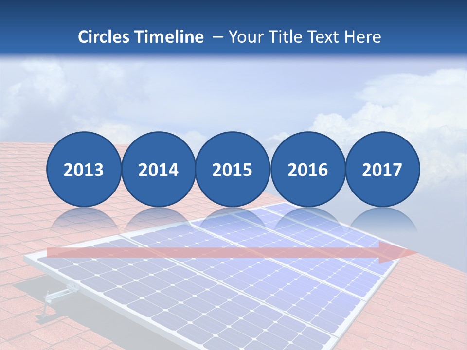 Green Generation Clouds PowerPoint Template