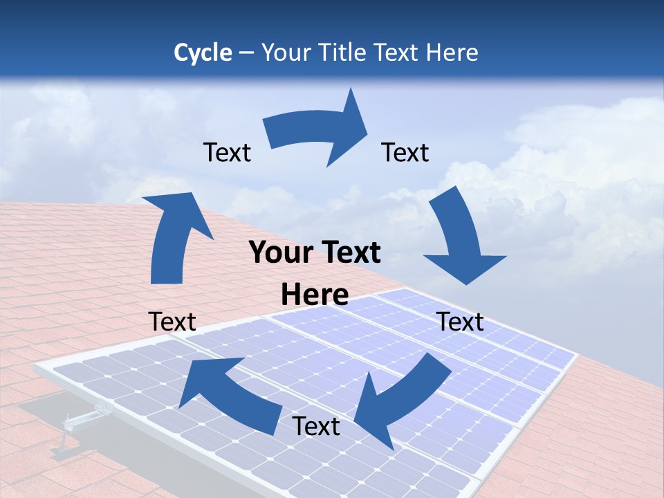 Green Generation Clouds PowerPoint Template