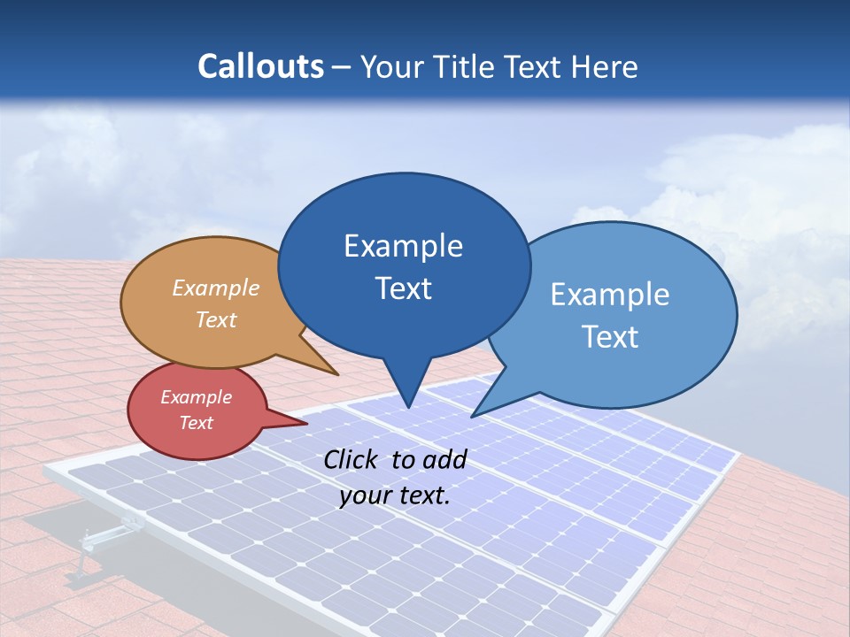 Green Generation Clouds PowerPoint Template
