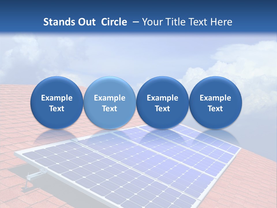 Green Generation Clouds PowerPoint Template