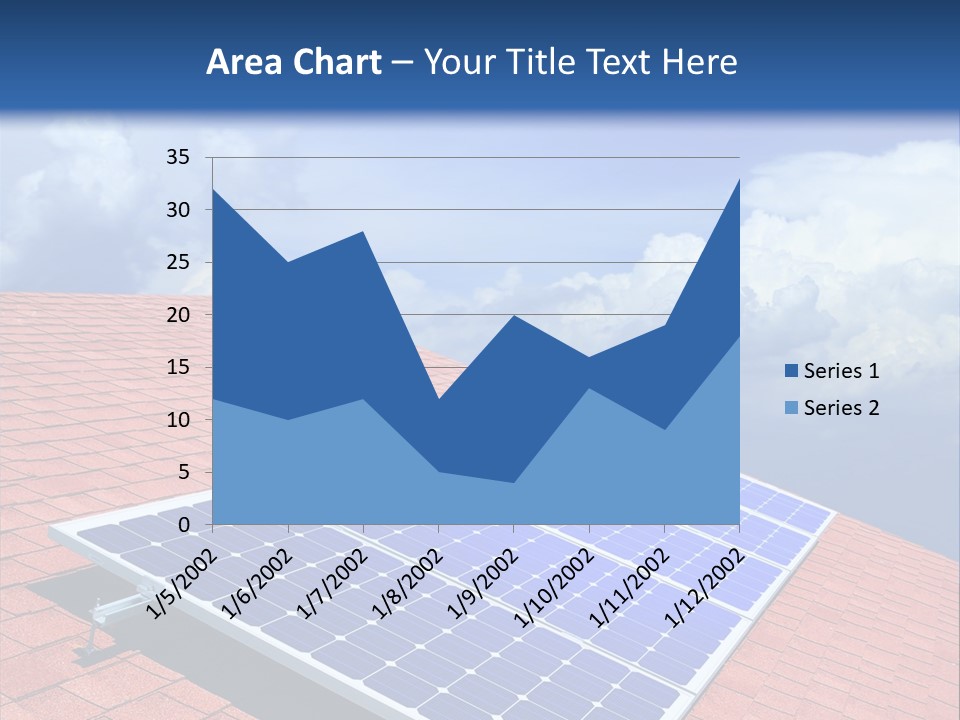 Green Generation Clouds PowerPoint Template