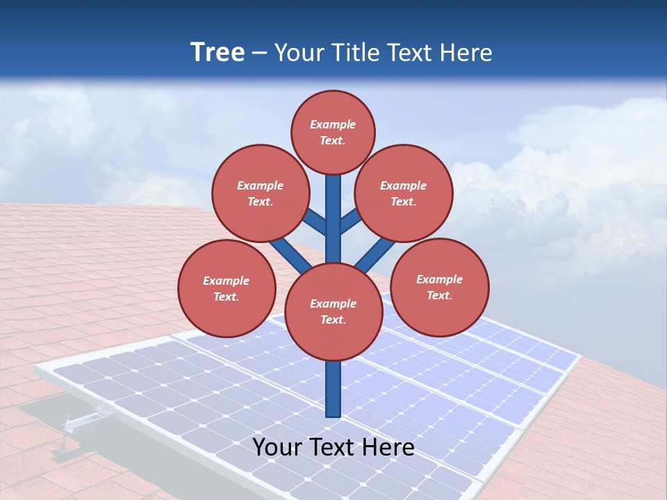 Green Generation Clouds PowerPoint Template
