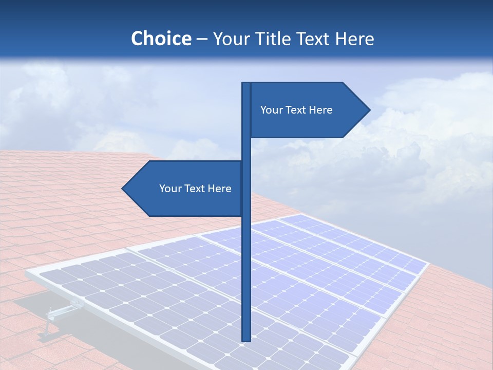 Green Generation Clouds PowerPoint Template