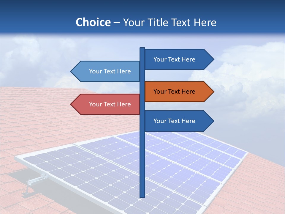 Green Generation Clouds PowerPoint Template