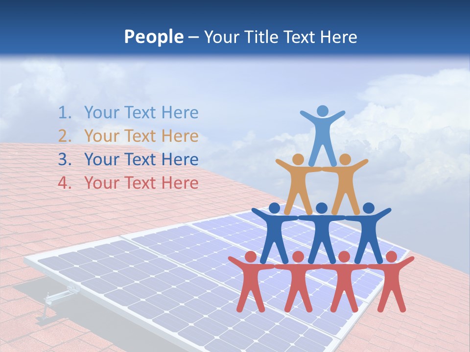 Green Generation Clouds PowerPoint Template