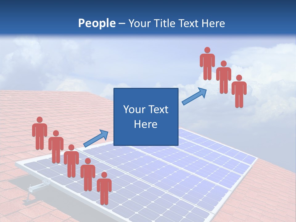 Green Generation Clouds PowerPoint Template