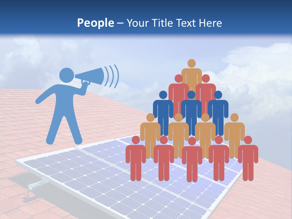 Green Generation Clouds PowerPoint Template