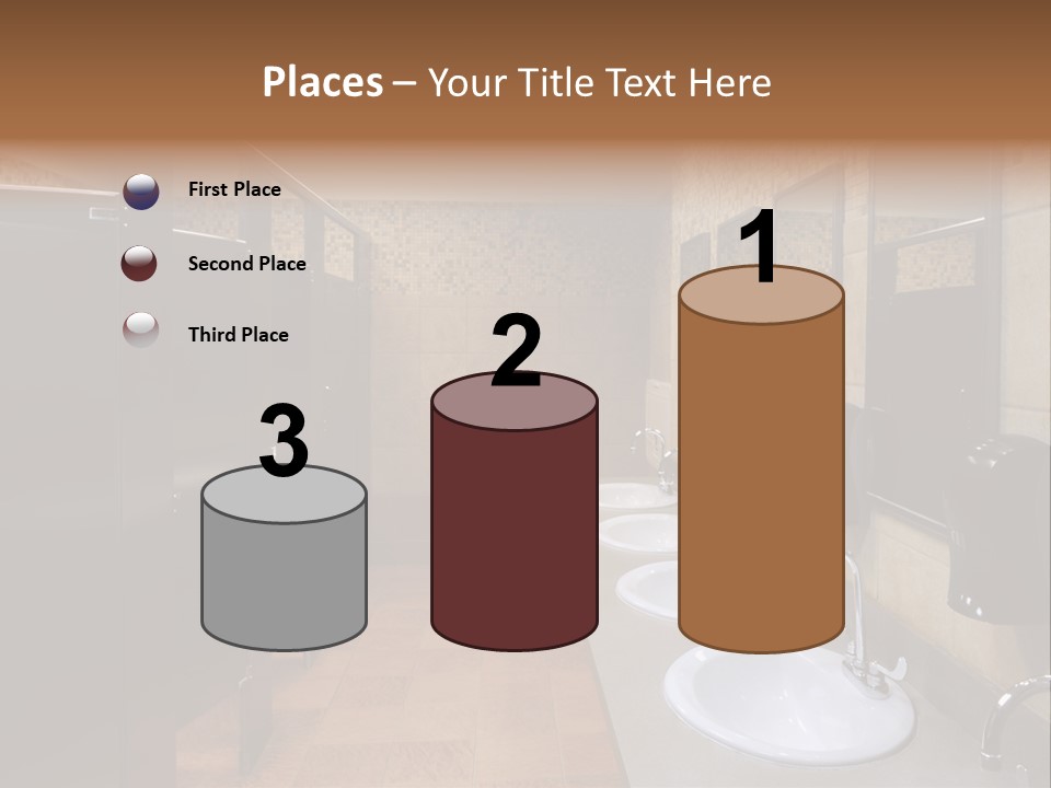 Restroom Washstand Faucet PowerPoint Template