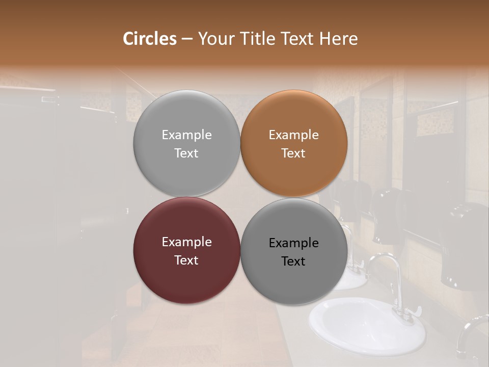 Restroom Washstand Faucet PowerPoint Template