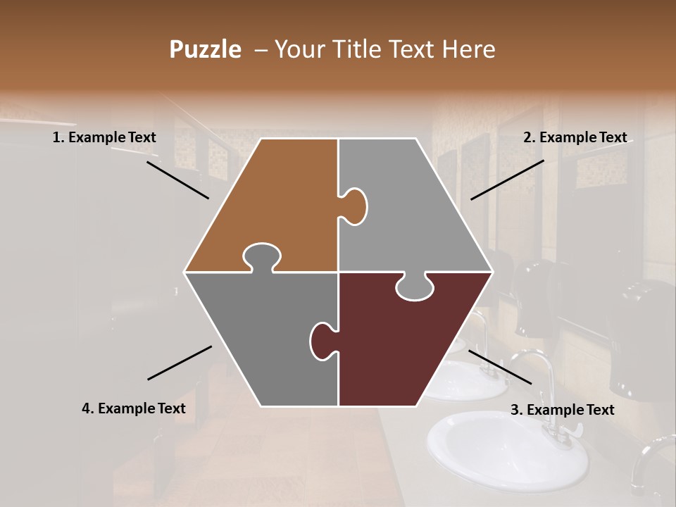 Restroom Washstand Faucet PowerPoint Template