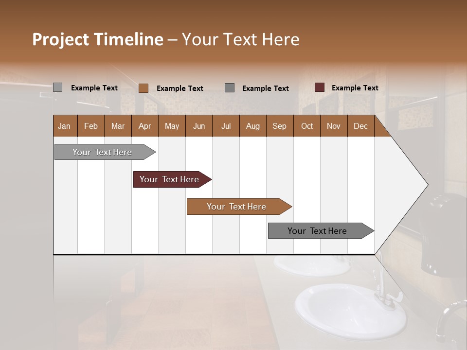 Restroom Washstand Faucet PowerPoint Template