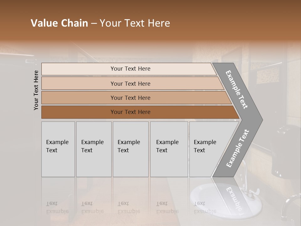 Restroom Washstand Faucet PowerPoint Template