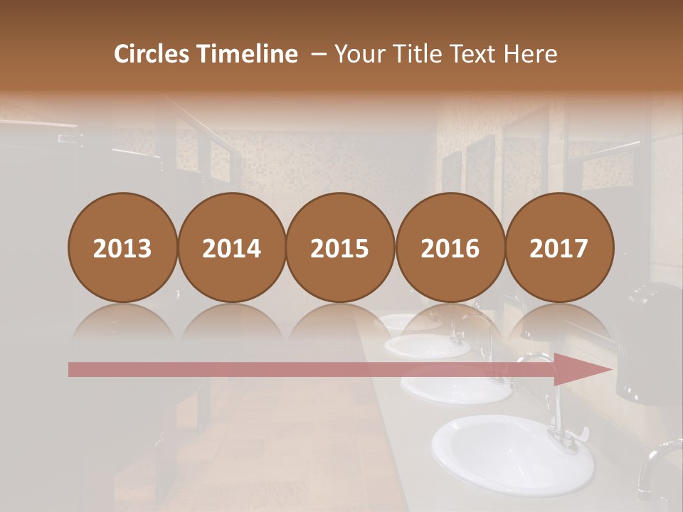 Restroom Washstand Faucet PowerPoint Template