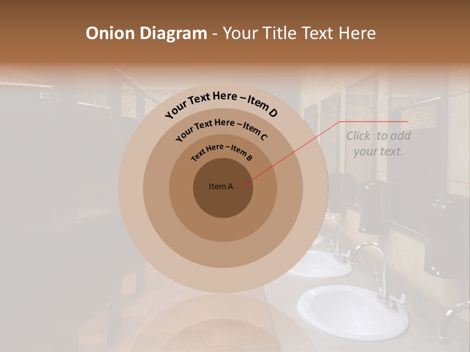 Restroom Washstand Faucet PowerPoint Template