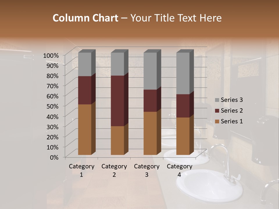 Restroom Washstand Faucet PowerPoint Template