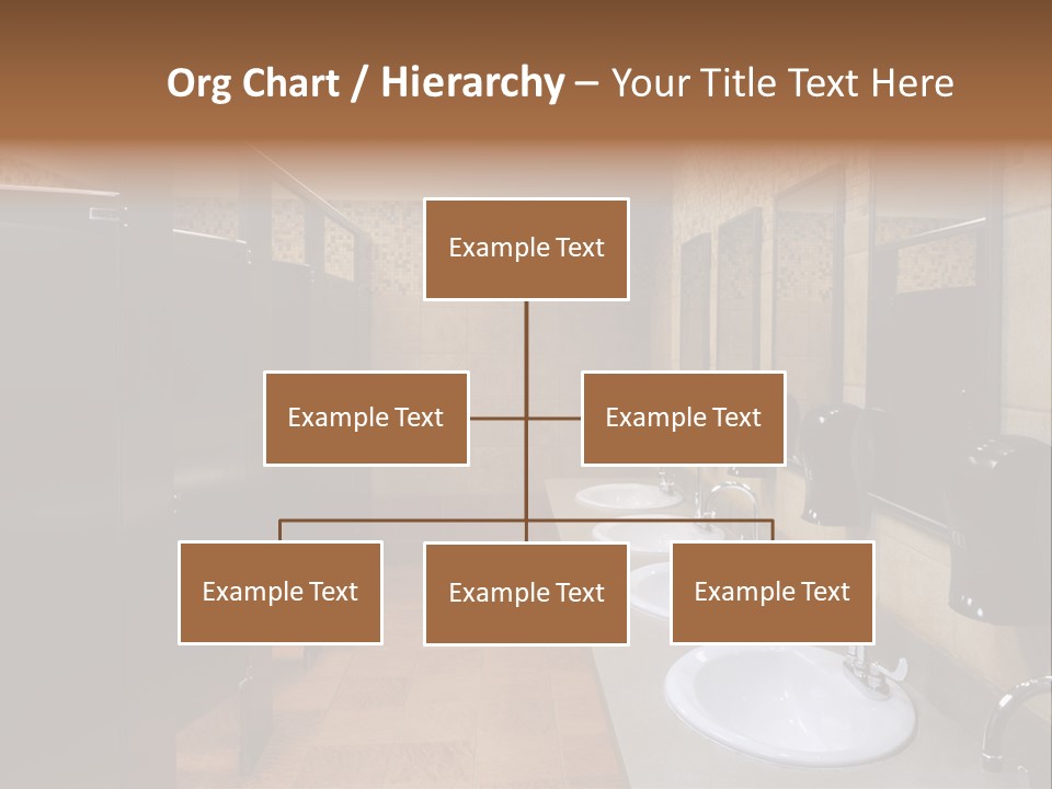 Restroom Washstand Faucet PowerPoint Template