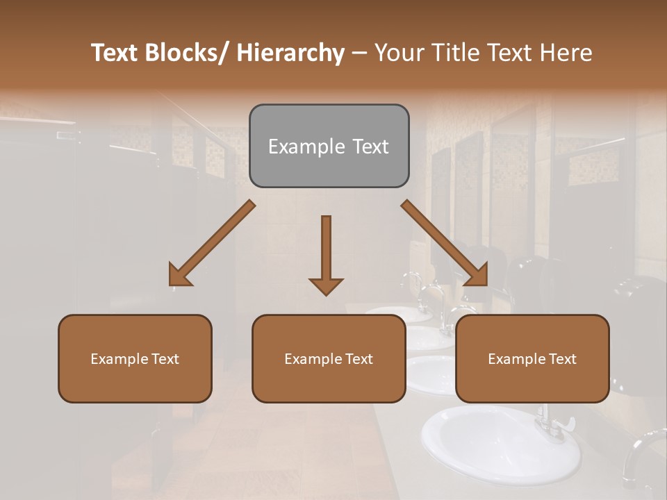 Restroom Washstand Faucet PowerPoint Template