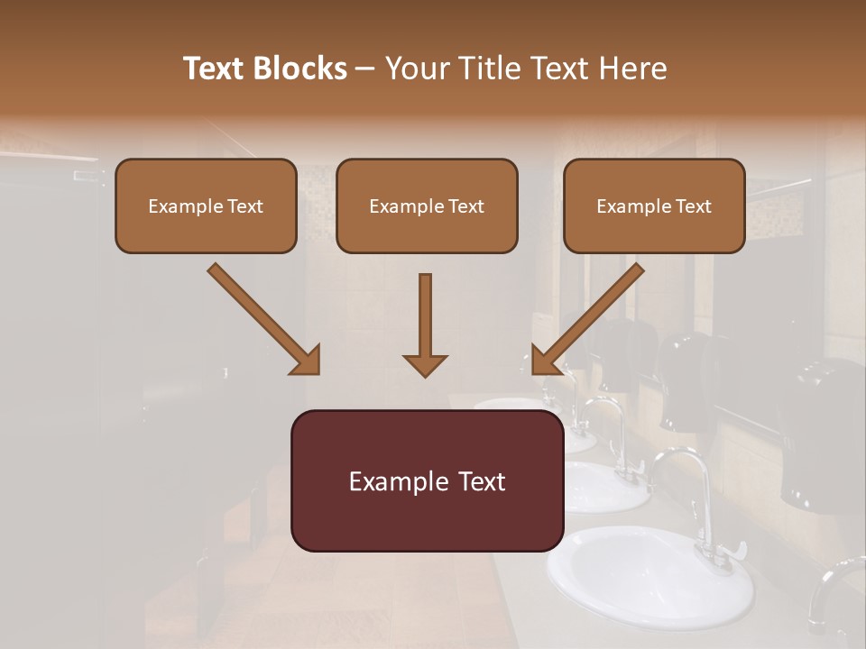 Restroom Washstand Faucet PowerPoint Template
