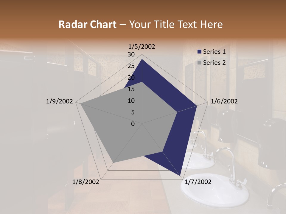 Restroom Washstand Faucet PowerPoint Template