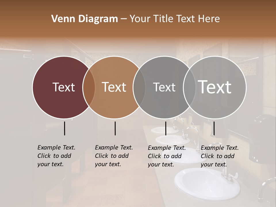 Restroom Washstand Faucet PowerPoint Template