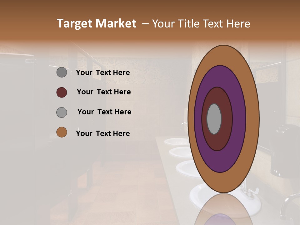 Restroom Washstand Faucet PowerPoint Template