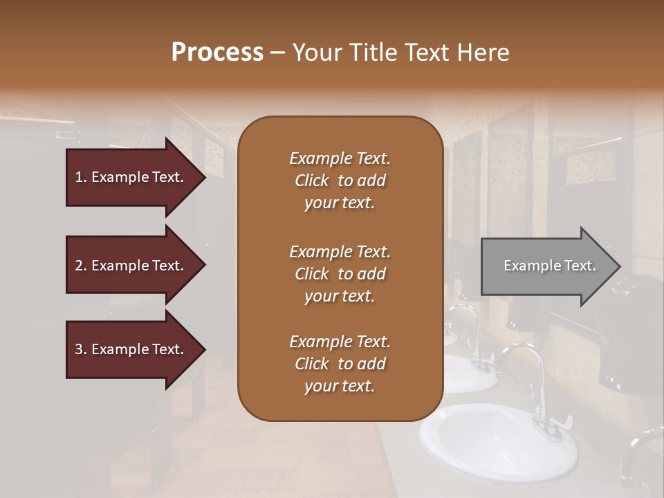 Restroom Washstand Faucet PowerPoint Template
